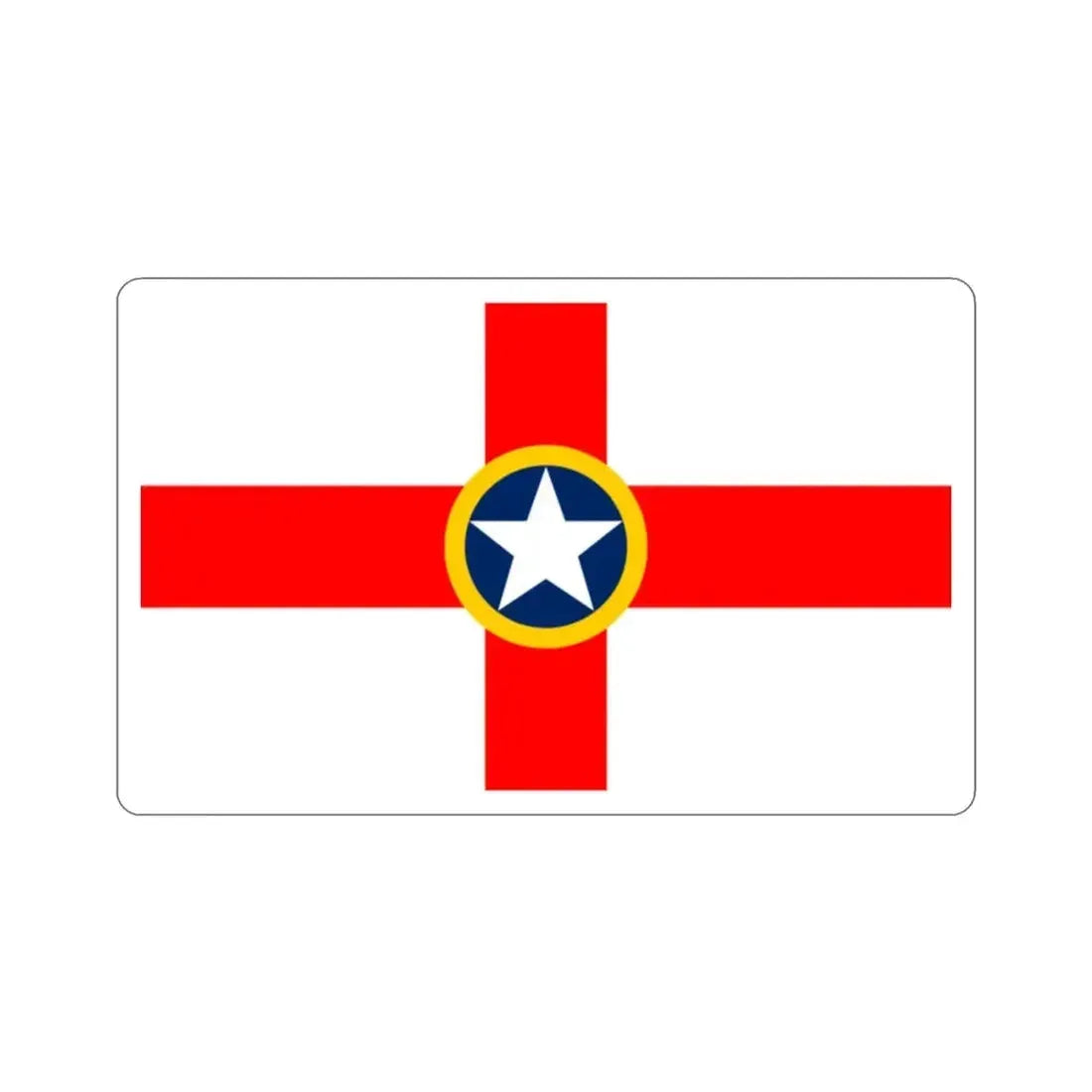 Flag of Mosta Malta STICKER Vinyl Die-Cut Decal - The Sticker Space