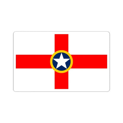 Flag of Mosta Malta - STICKER Vinyl Kiss-Cut Decal 2 Inch White - The Sticker Space
