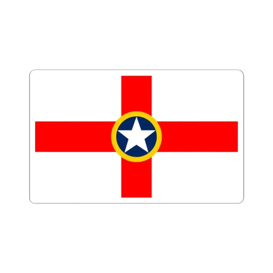 Flag of Mosta Malta - STICKER Vinyl Kiss-Cut Decal 2 Inch White - The Sticker Space