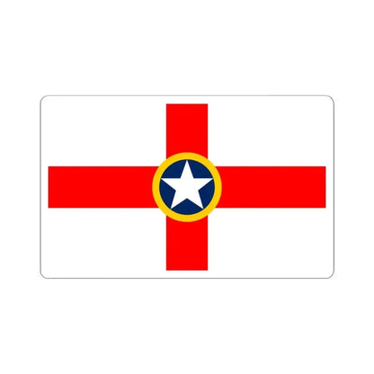 Flag of Mosta Malta - STICKER Vinyl Kiss-Cut Decal 4 Inch White - The Sticker Space