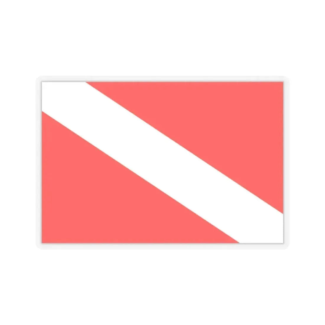 Flag of Mqabba Malta - STICKER Vinyl Kiss-Cut Decal 2 Inch Transparent - The Sticker Space