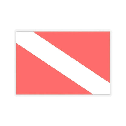 Flag of Mqabba Malta - STICKER Vinyl Kiss-Cut Decal 2 Inch Transparent - The Sticker Space