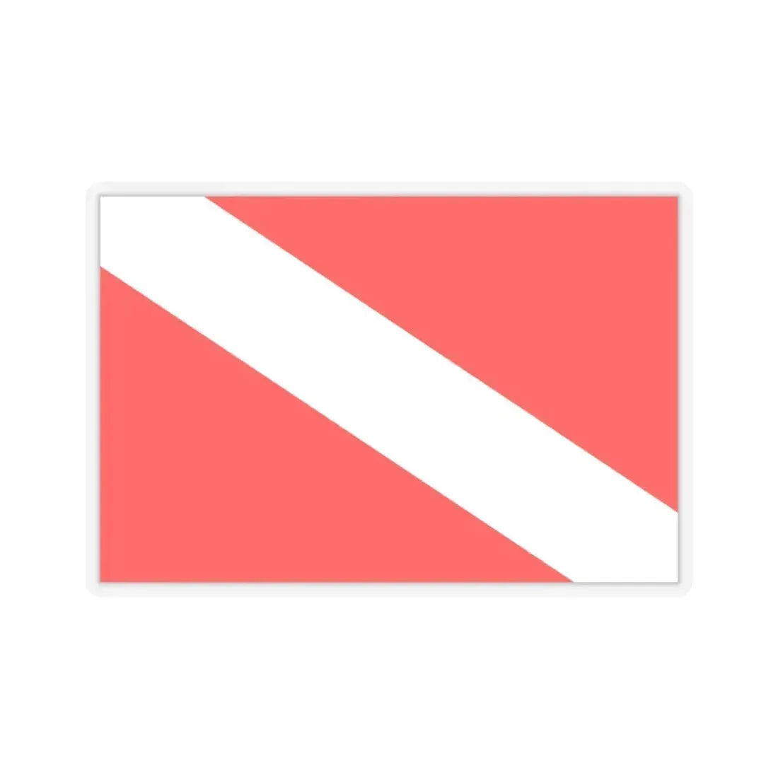 Flag of Mqabba Malta - STICKER Vinyl Kiss-Cut Decal 3 Inch Transparent - The Sticker Space