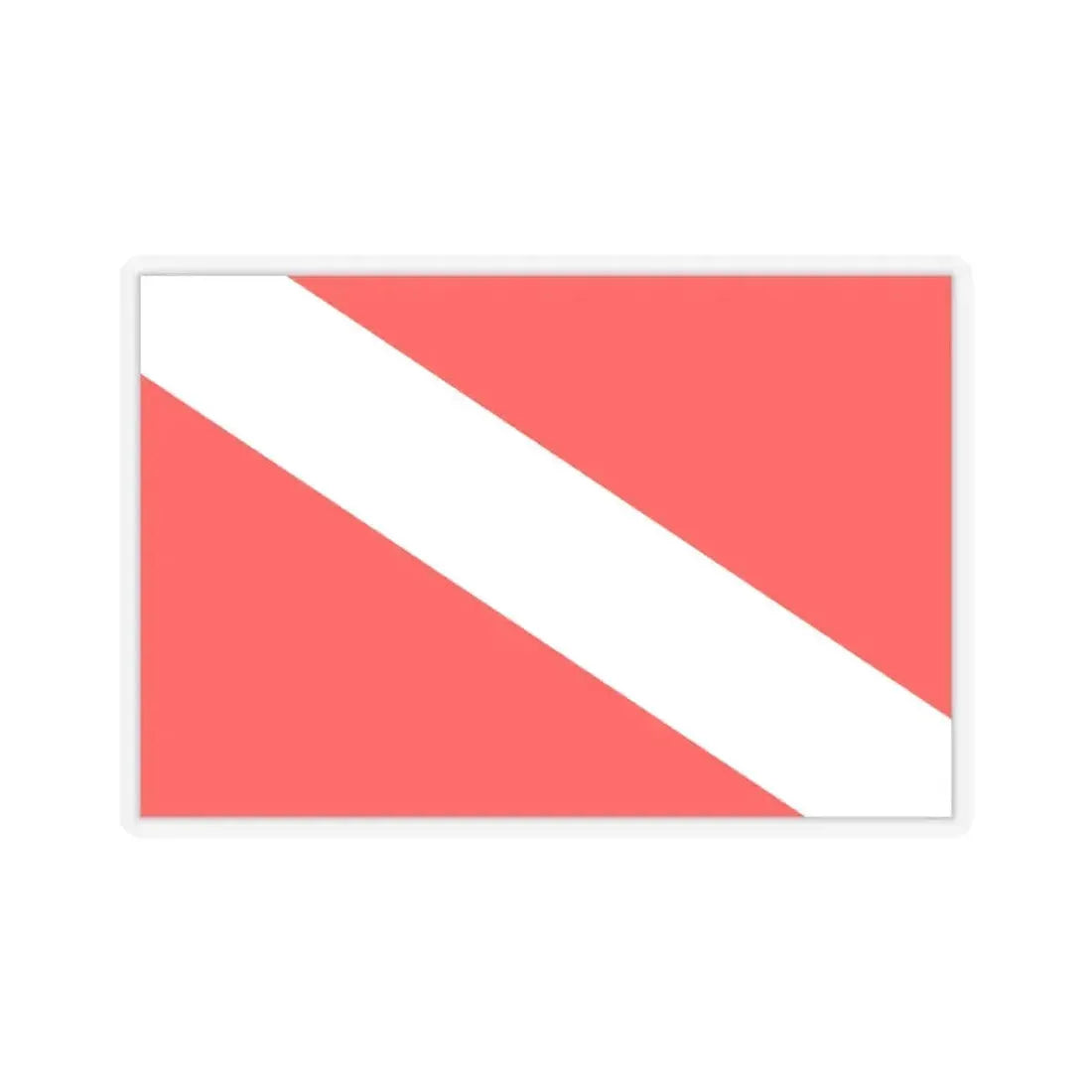 Flag of Mqabba Malta - STICKER Vinyl Kiss-Cut Decal 4 Inch Transparent - The Sticker Space