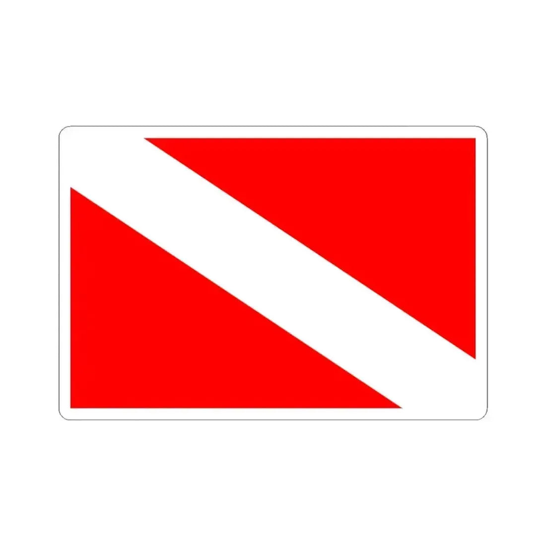 Flag of Mqabba Malta - STICKER Vinyl Kiss-Cut Decal 4 Inch White - The Sticker Space