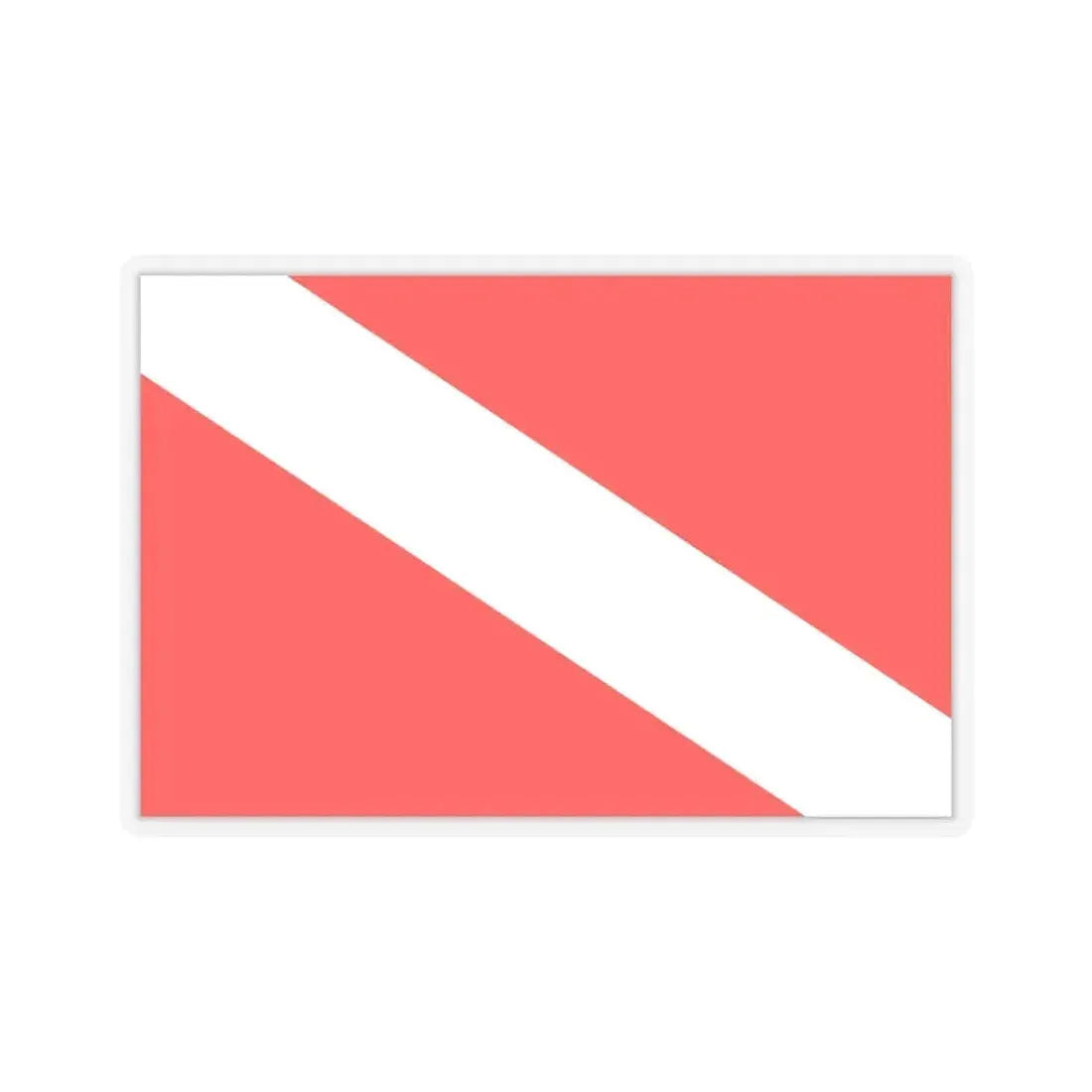 Flag of Mqabba Malta - STICKER Vinyl Kiss-Cut Decal 6 Inch Transparent - The Sticker Space