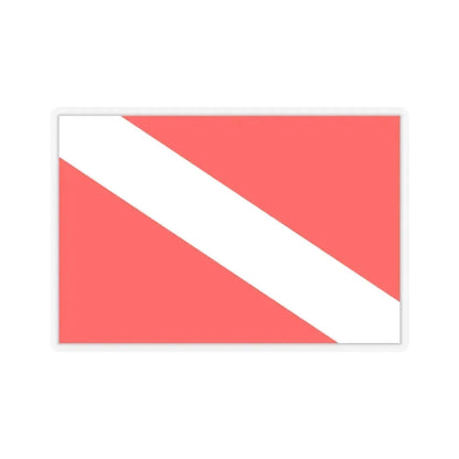 Flag of Mqabba Malta - STICKER Vinyl Kiss-Cut Decal 6 Inch Transparent - The Sticker Space