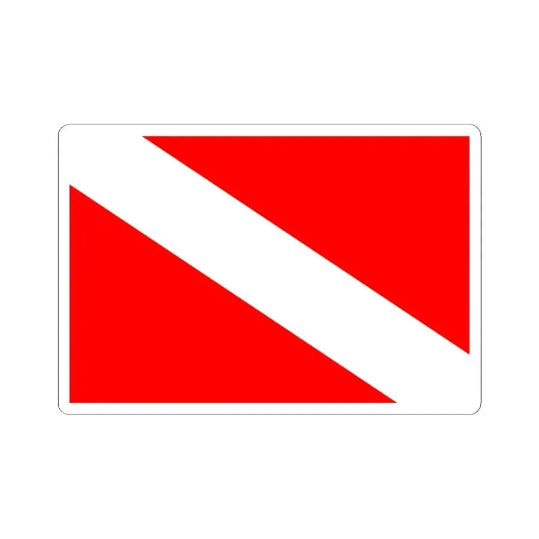 Flag of Mqabba Malta - STICKER Vinyl Kiss-Cut Decal 6 Inch White - The Sticker Space