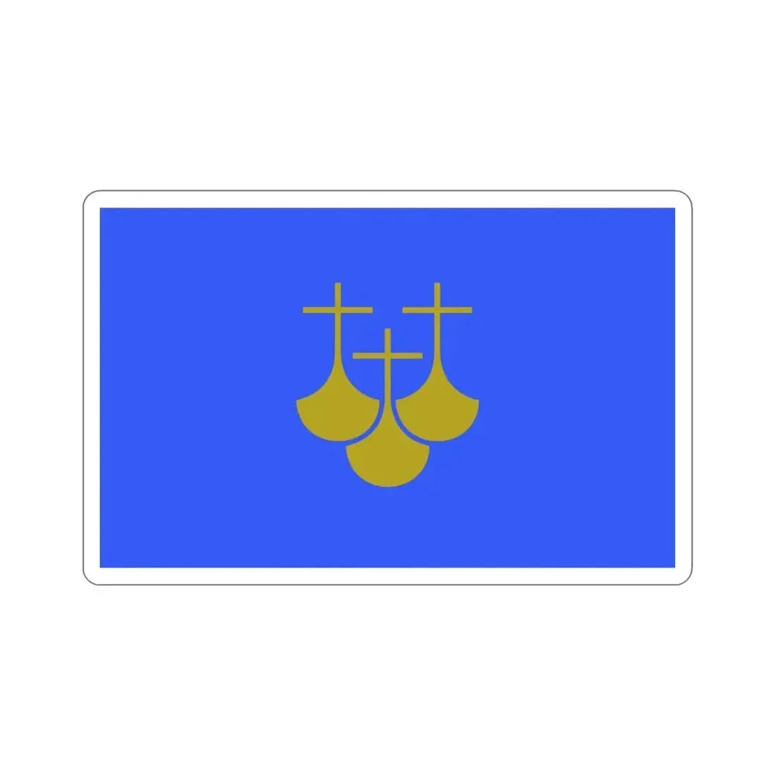 Flag of Møre of Romsdal Norway STICKER Vinyl Die-Cut Decal 3 Inch - The Sticker Space