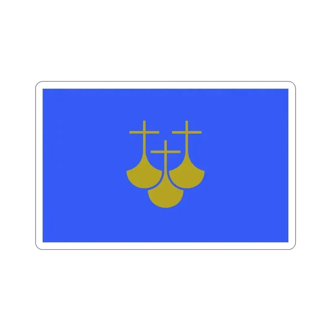 Flag of Møre of Romsdal Norway STICKER Vinyl Die-Cut Decal 4 Inch - The Sticker Space