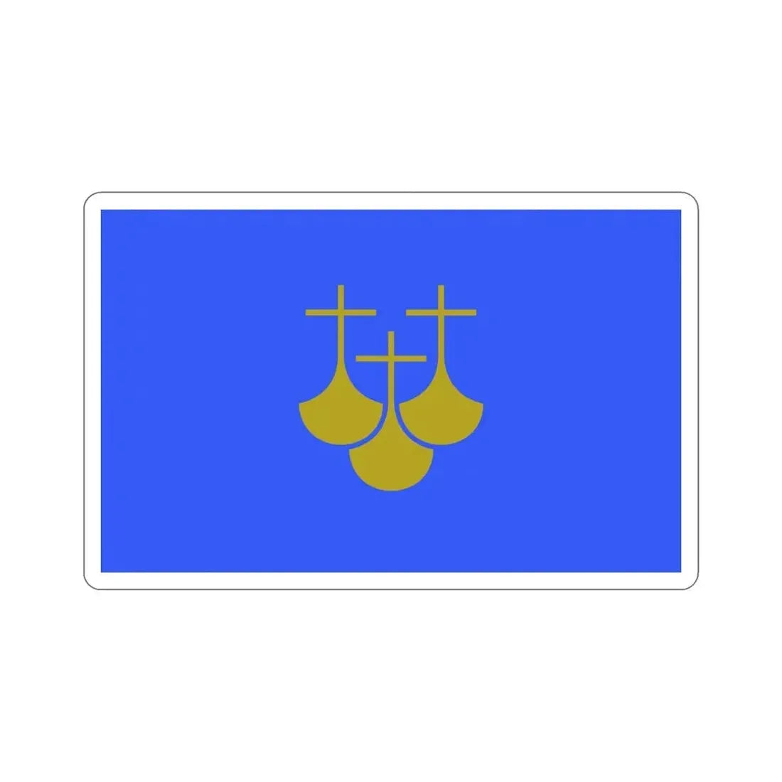 Flag of Møre of Romsdal Norway STICKER Vinyl Die-Cut Decal 4 Inch - The Sticker Space