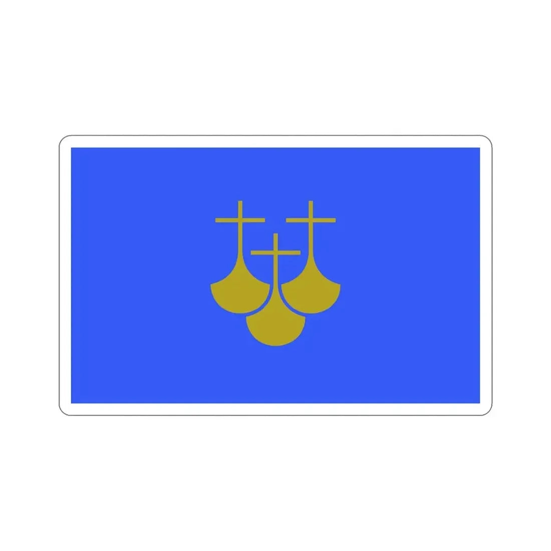 Flag of Møre of Romsdal Norway STICKER Vinyl Die-Cut Decal 5 Inch - The Sticker Space