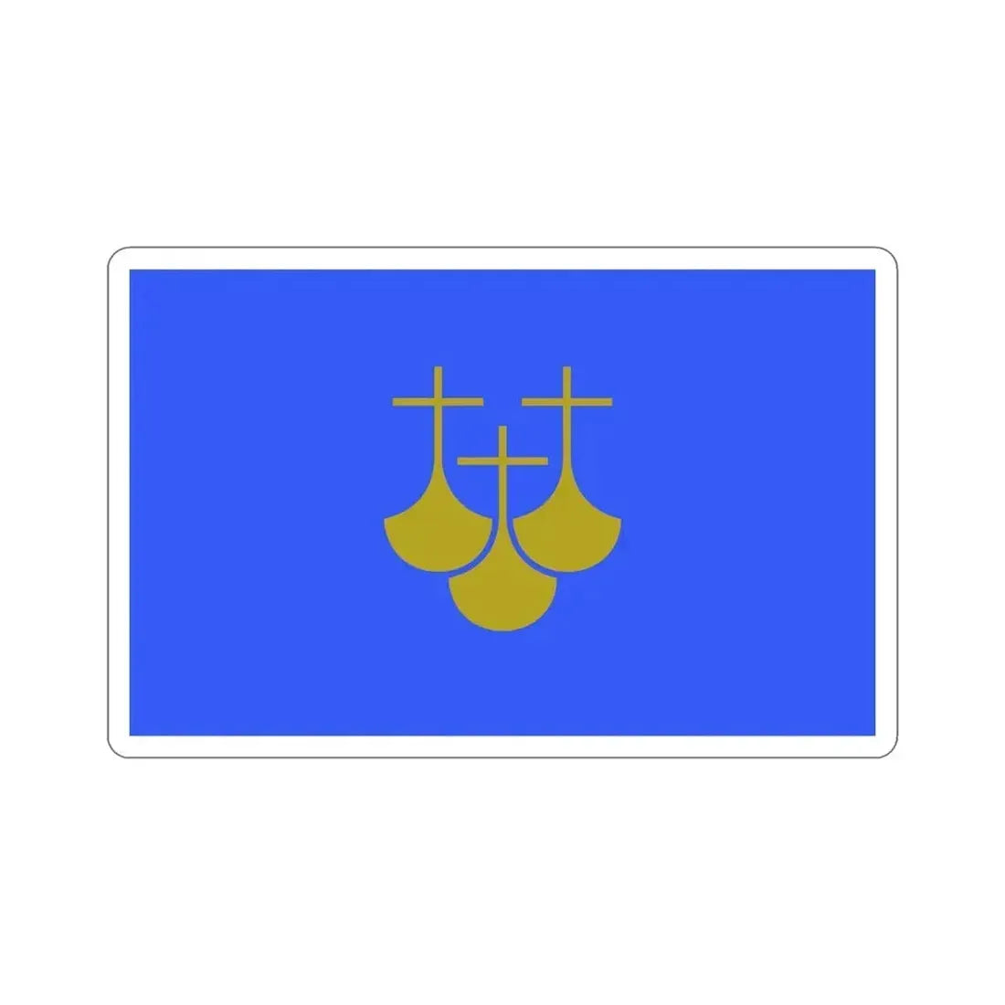 Flag of Møre of Romsdal Norway STICKER Vinyl Die-Cut Decal 6 Inch - The Sticker Space