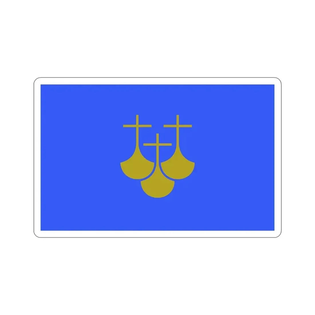 Flag of Møre of Romsdal Norway STICKER Vinyl Die-Cut Decal 6 Inch - The Sticker Space