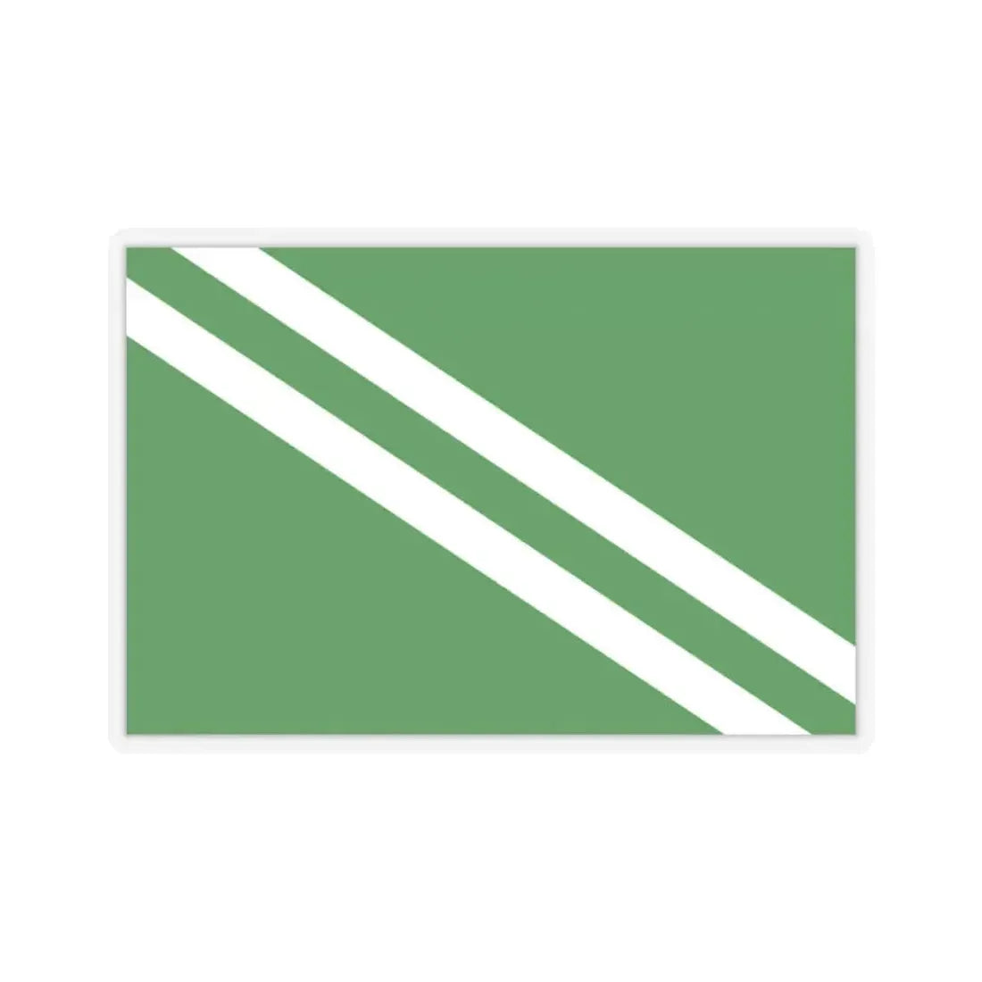 Flag of Msida Malta - STICKER Vinyl Kiss-Cut Decal 2 Inch Transparent - The Sticker Space