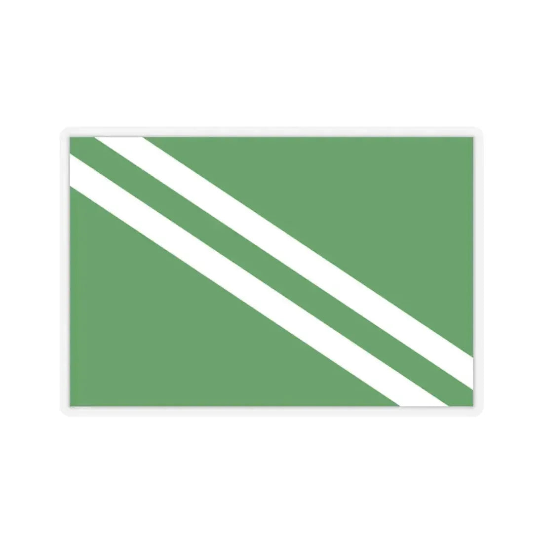 Flag of Msida Malta - STICKER Vinyl Kiss-Cut Decal 3 Inch Transparent - The Sticker Space