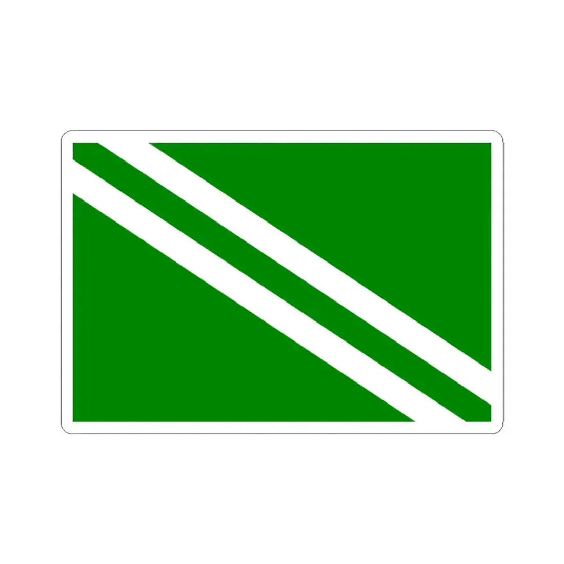 Flag of Msida Malta - STICKER Vinyl Kiss-Cut Decal 3 Inch White - The Sticker Space