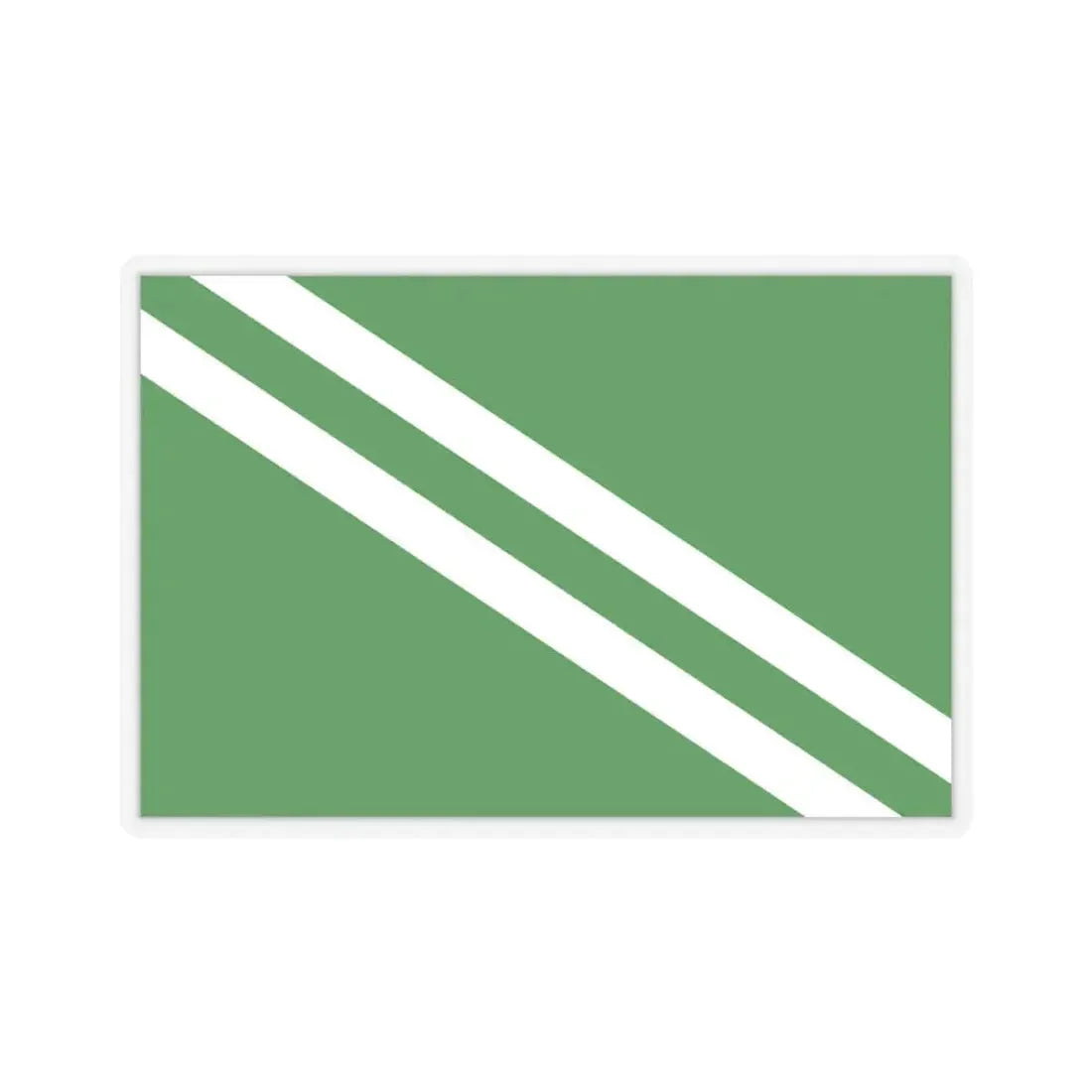 Flag of Msida Malta - STICKER Vinyl Kiss-Cut Decal 4 Inch Transparent - The Sticker Space