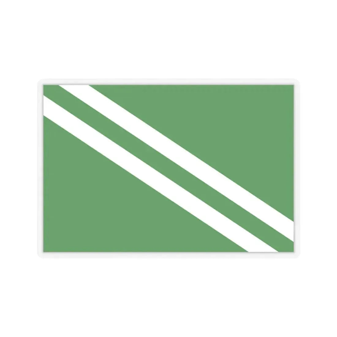 Flag of Msida Malta - STICKER Vinyl Kiss-Cut Decal 6 Inch Transparent - The Sticker Space