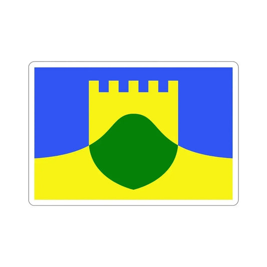 Flag of Mtarfa Malta STICKER Vinyl Die-Cut Decal 6 Inch - The Sticker Space