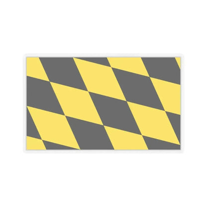 Flag of Munich 2 Germany - STICKER Vinyl Kiss-Cut Decal 4 Inch Transparent - The Sticker Space