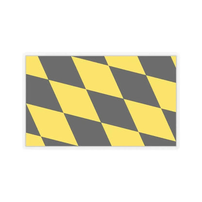 Flag of Munich 2 Germany - STICKER Vinyl Kiss-Cut Decal 6 Inch Transparent - The Sticker Space