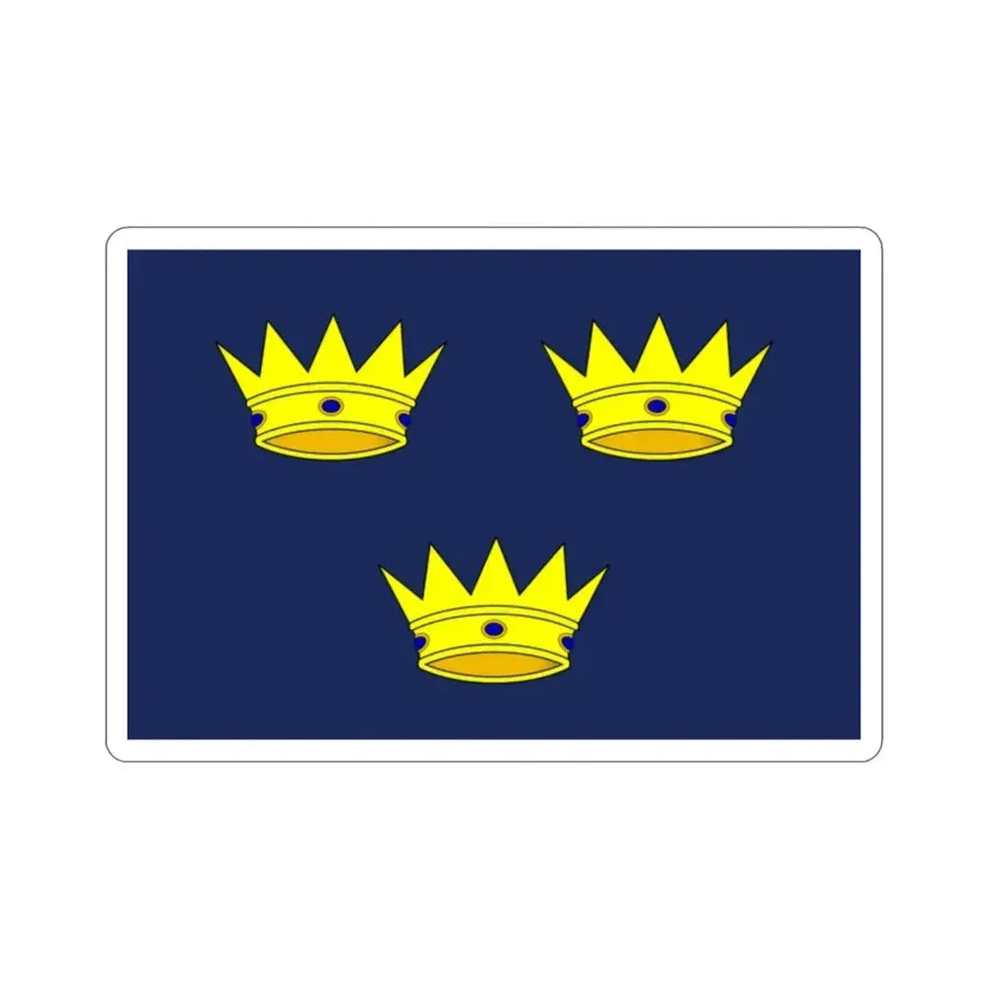 Flag of Munster Ireland STICKER Vinyl Die-Cut Decal 2 Inch - The Sticker Space