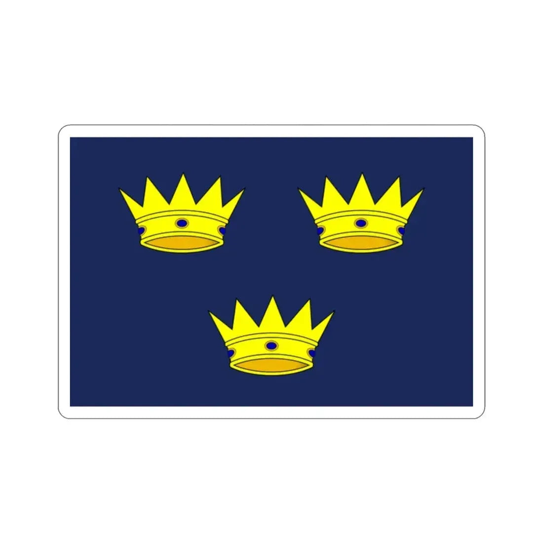 Flag of Munster Ireland STICKER Vinyl Die-Cut Decal 2 Inch - The Sticker Space