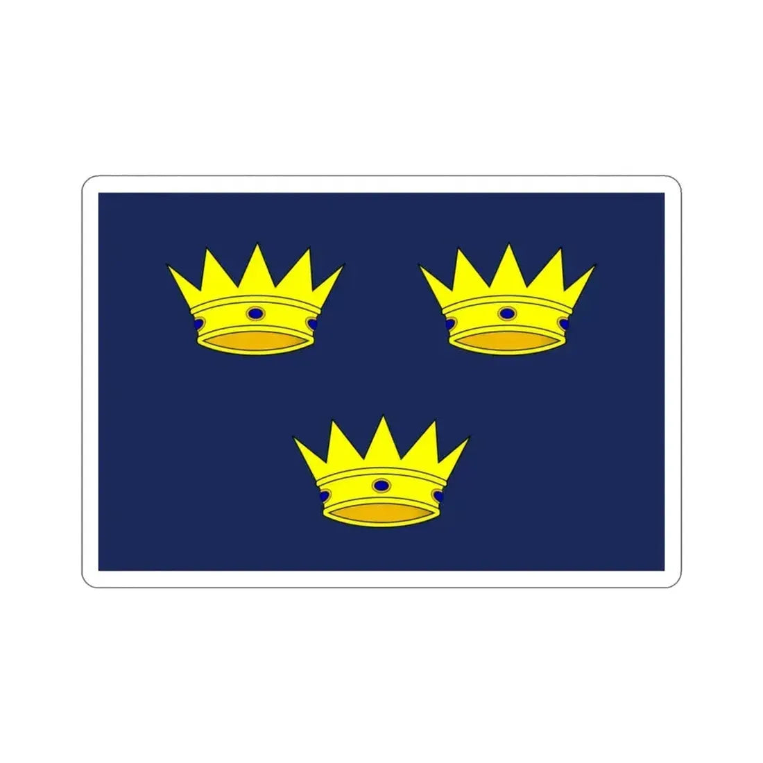 Flag of Munster Ireland STICKER Vinyl Die-Cut Decal 3 Inch - The Sticker Space