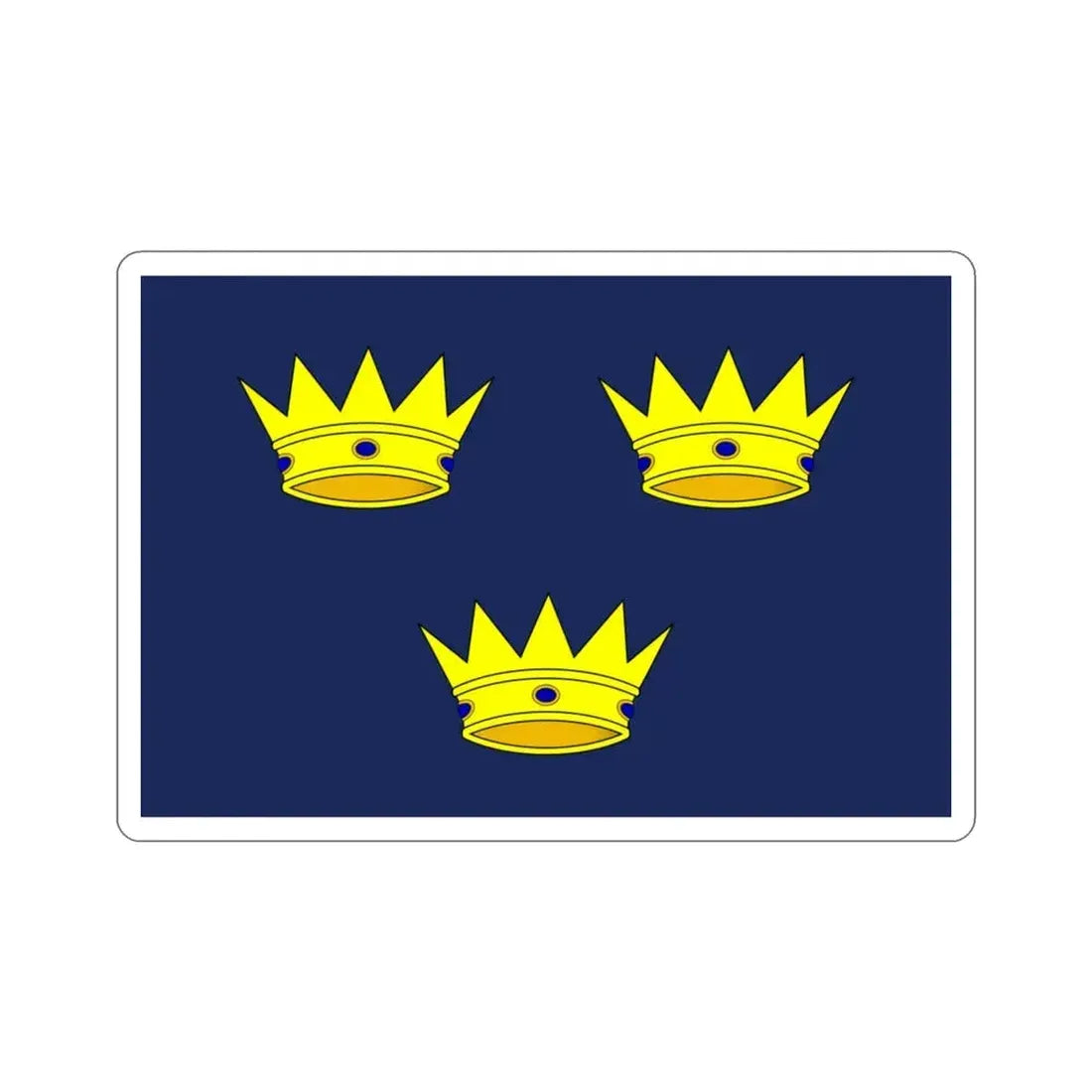 Flag of Munster Ireland STICKER Vinyl Die-Cut Decal 3 Inch - The Sticker Space