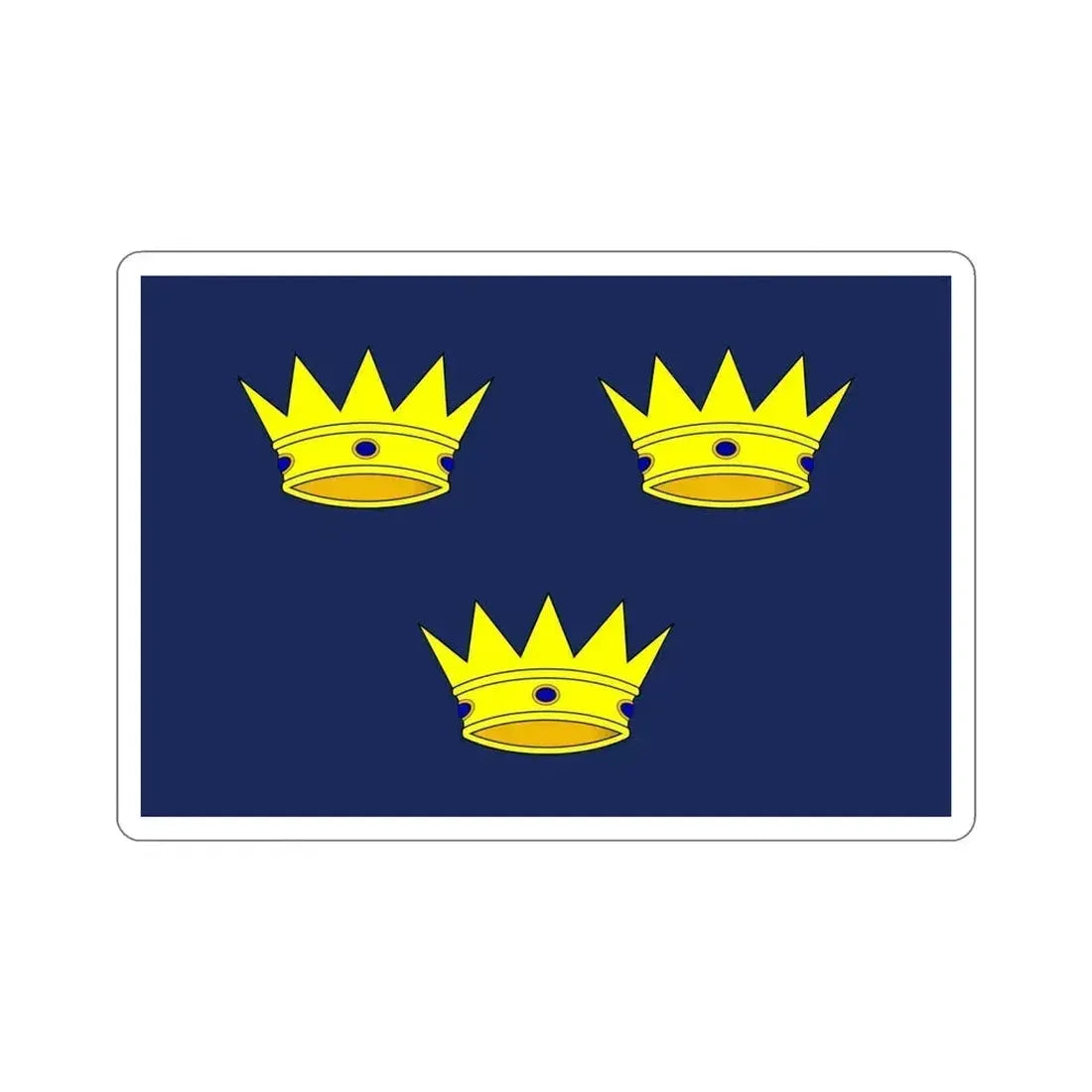 Flag of Munster Ireland STICKER Vinyl Die-Cut Decal 6 Inch - The Sticker Space