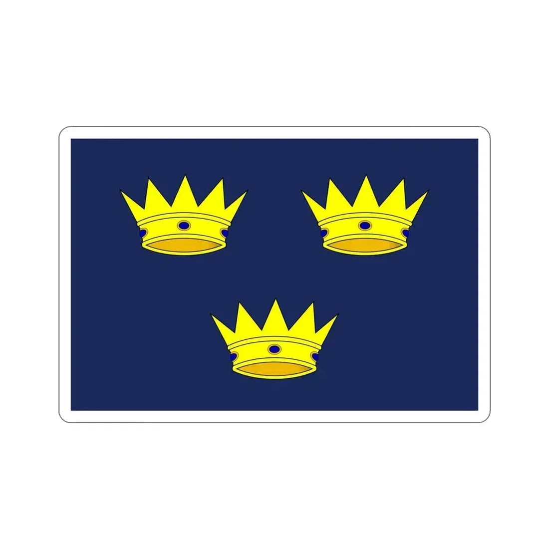 Flag of Munster Ireland STICKER Vinyl Die-Cut Decal 6 Inch - The Sticker Space