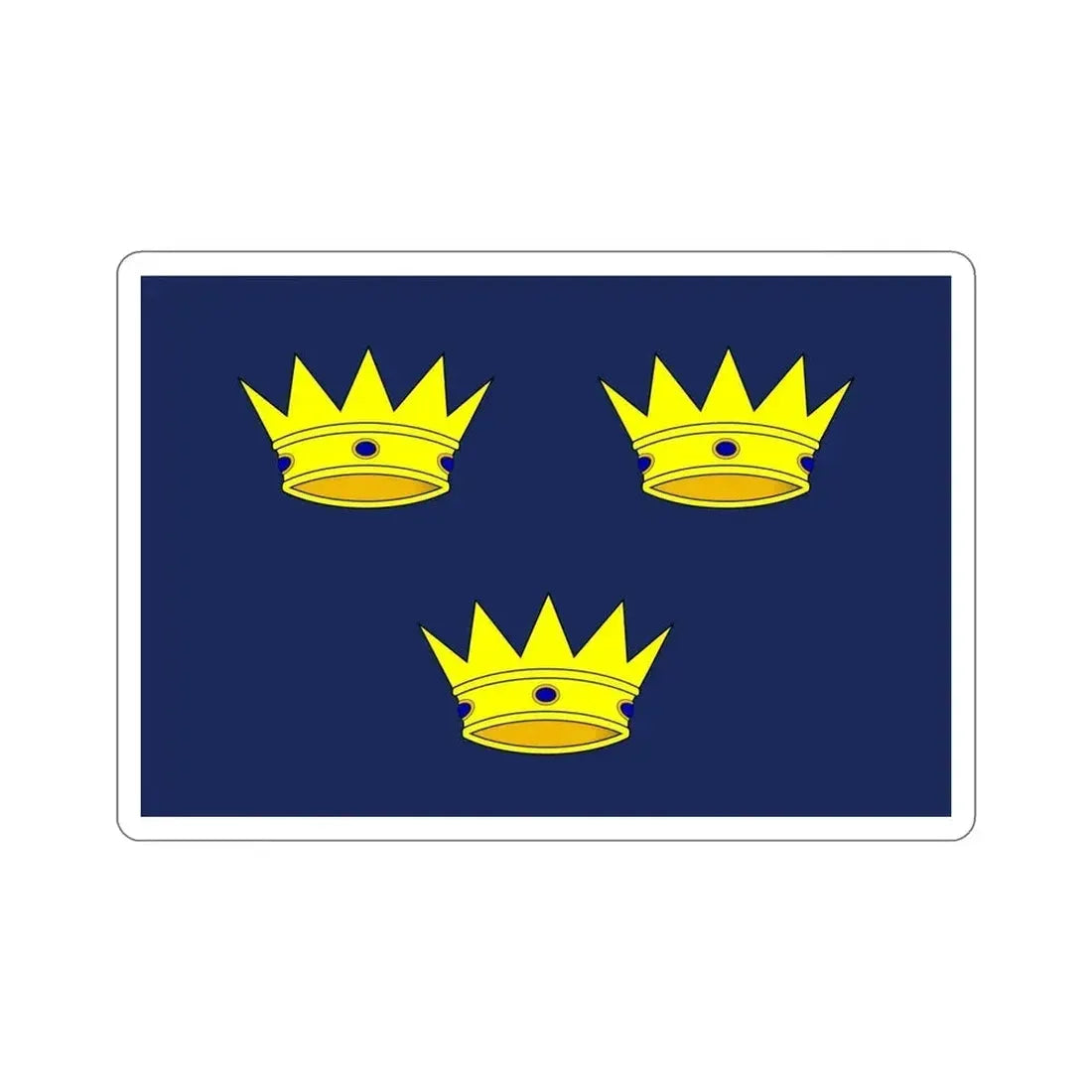 Flag of Munster Ireland STICKER Vinyl Die-Cut Decal - The Sticker Space