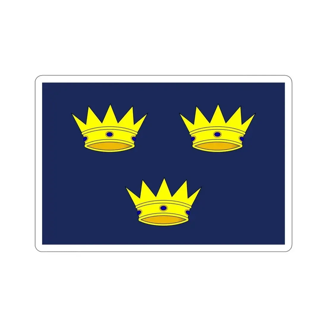 Flag of Munster Ireland STICKER Vinyl Die-Cut Decal - The Sticker Space