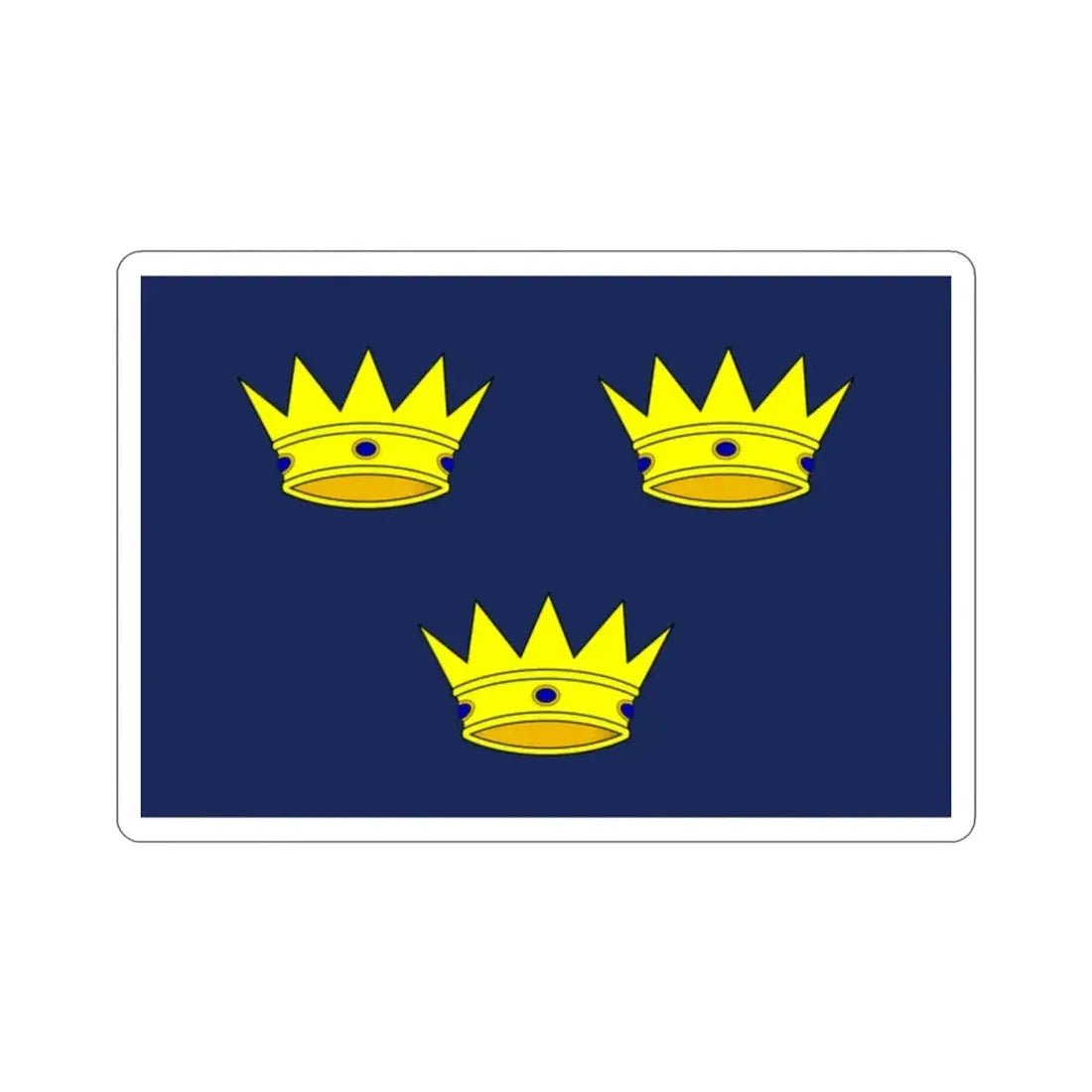 Flag of Munster Ireland STICKER Vinyl Die-Cut Decal - The Sticker Space