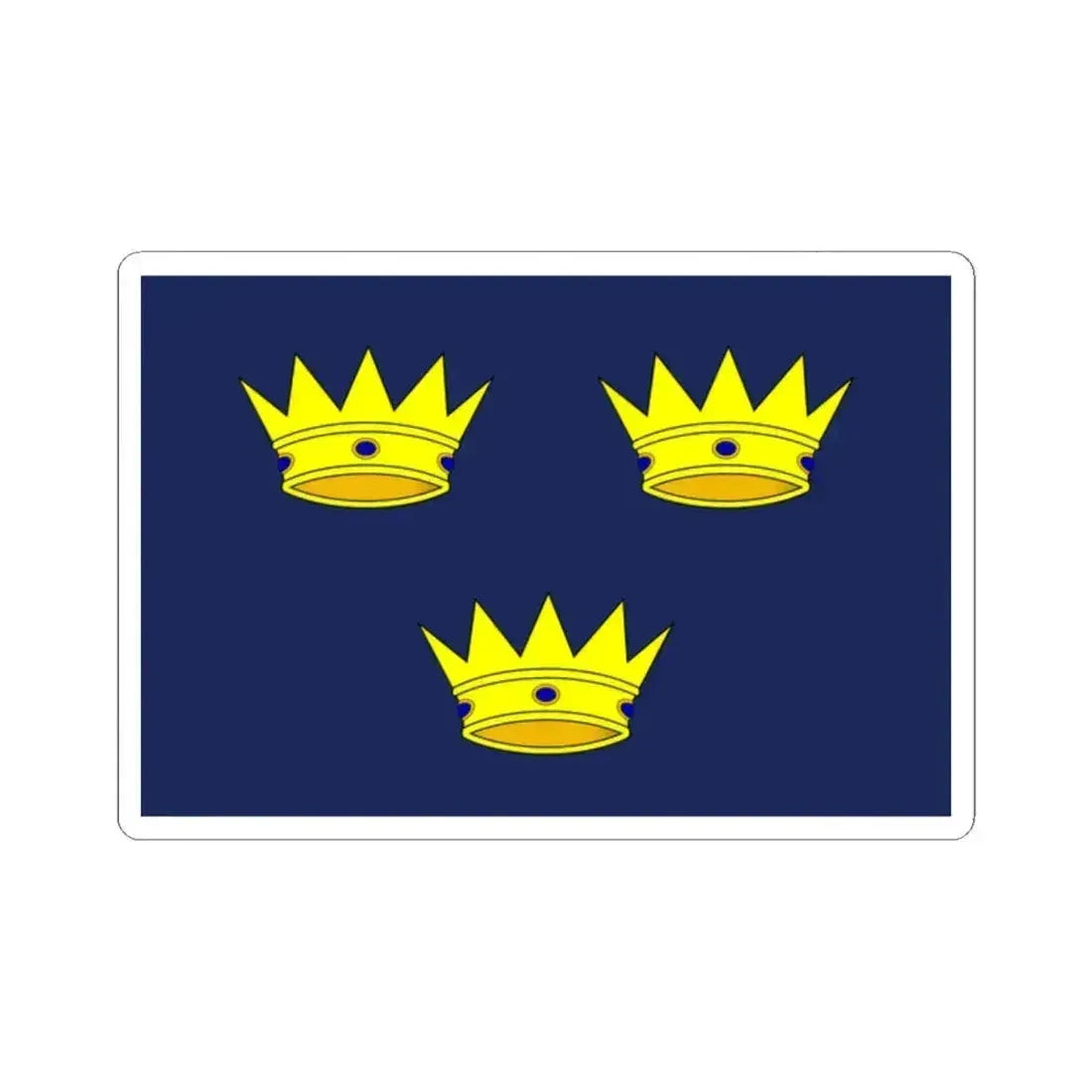 Flag of Munster Ireland - STICKER Vinyl Kiss-Cut Decal 2 Inch White - The Sticker Space