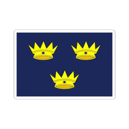 Flag of Munster Ireland - STICKER Vinyl Kiss-Cut Decal 2 Inch White - The Sticker Space
