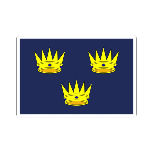 Flag of Munster version (Ireland) STICKER Vinyl Kiss-Cut Decal 2 Inch White - The Sticker Space
