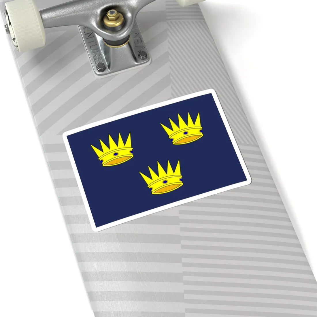 Flag of Munster version (Ireland) STICKER Vinyl Kiss-Cut Decal - The Sticker Space