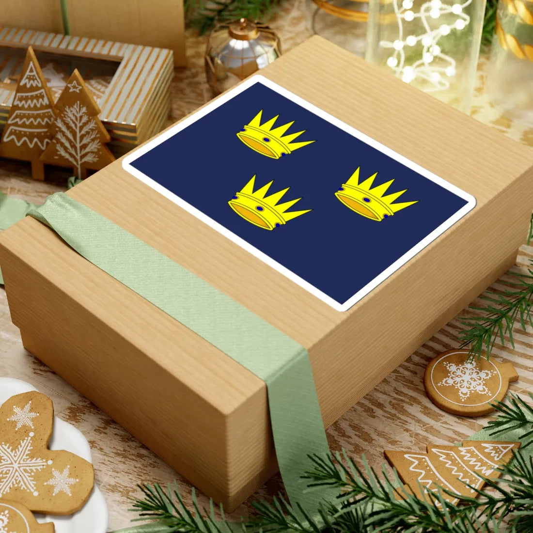 Flag of Munster version (Ireland) STICKER Vinyl Kiss-Cut Decal - The Sticker Space