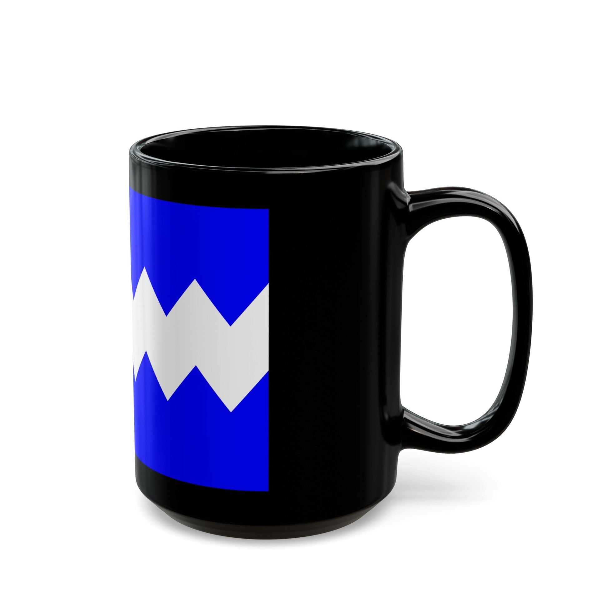 Flag of Munxar Malta - Black Coffee Mug-The Sticker Space