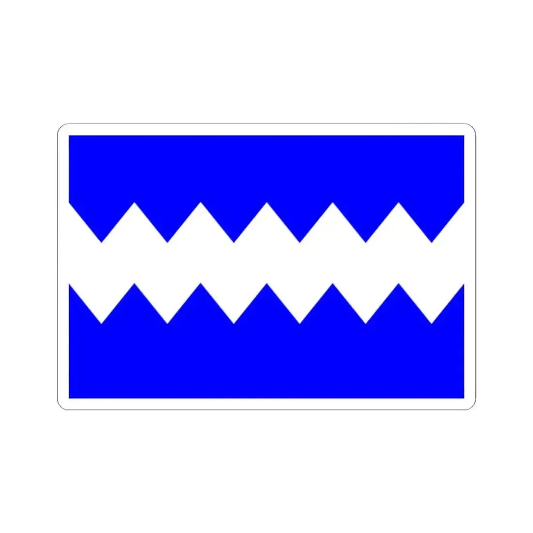 Flag of Munxar Malta - STICKER Vinyl Kiss-Cut Decal 2 Inch White - The Sticker Space