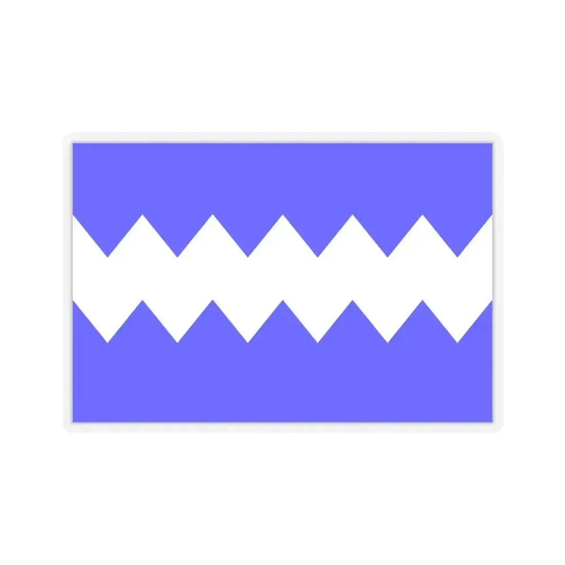 Flag of Munxar Malta - STICKER Vinyl Kiss-Cut Decal 3 Inch Transparent - The Sticker Space