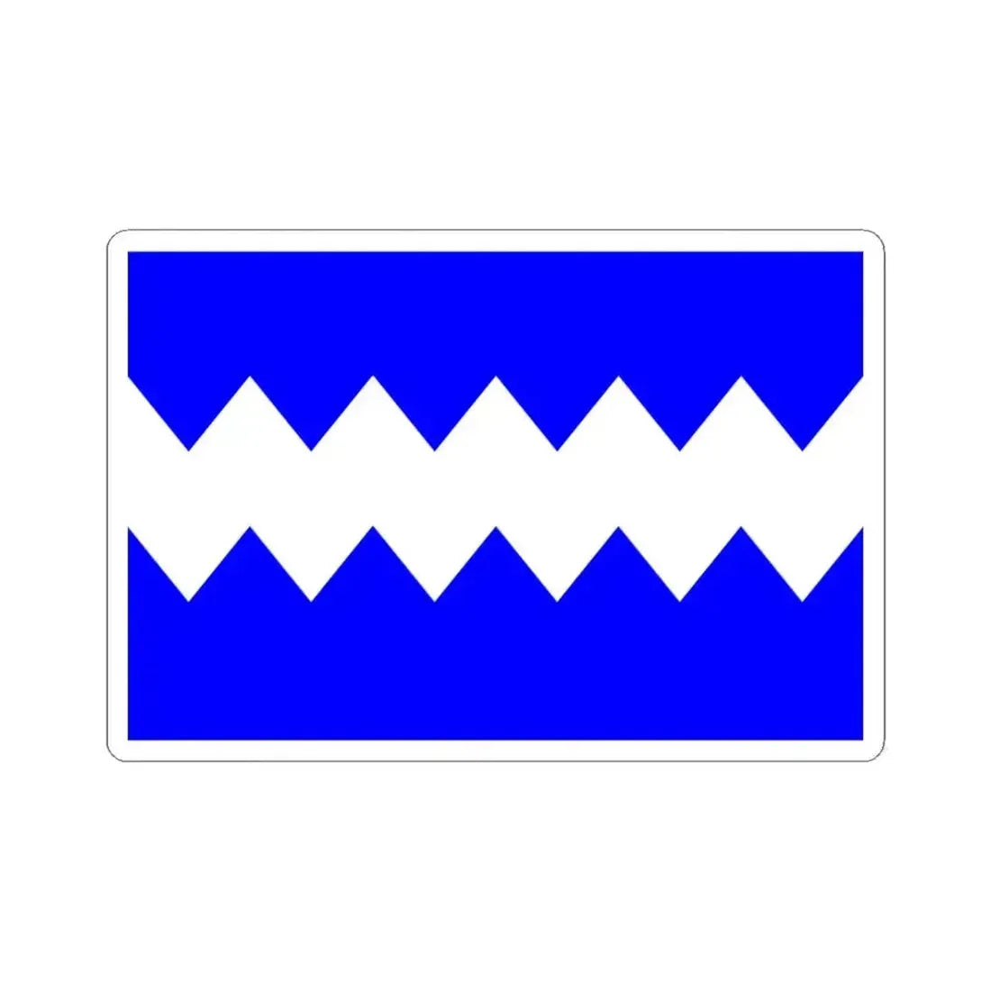 Flag of Munxar Malta - STICKER Vinyl Kiss-Cut Decal 3 Inch White - The Sticker Space