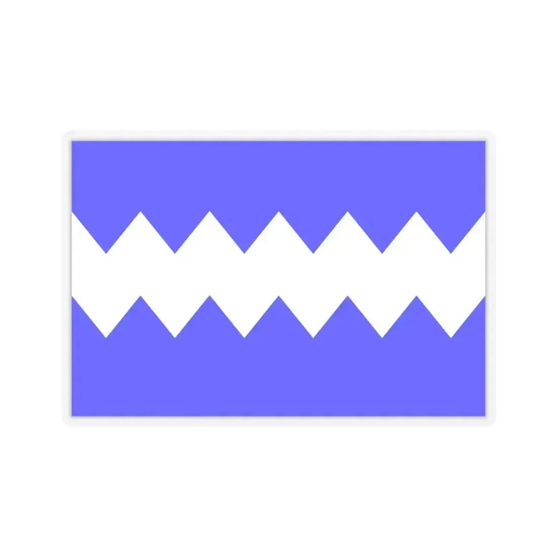 Flag of Munxar Malta - STICKER Vinyl Kiss-Cut Decal 4 Inch Transparent - The Sticker Space