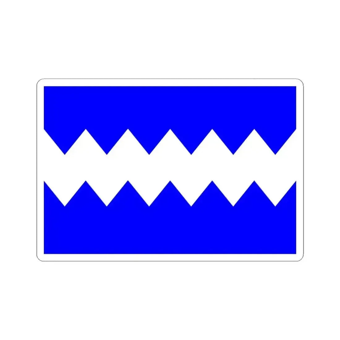 Flag of Munxar Malta - STICKER Vinyl Kiss-Cut Decal 4 Inch White - The Sticker Space