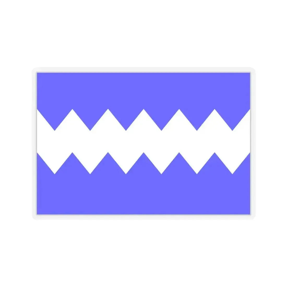 Flag of Munxar Malta - STICKER Vinyl Kiss-Cut Decal 6 Inch Transparent - The Sticker Space