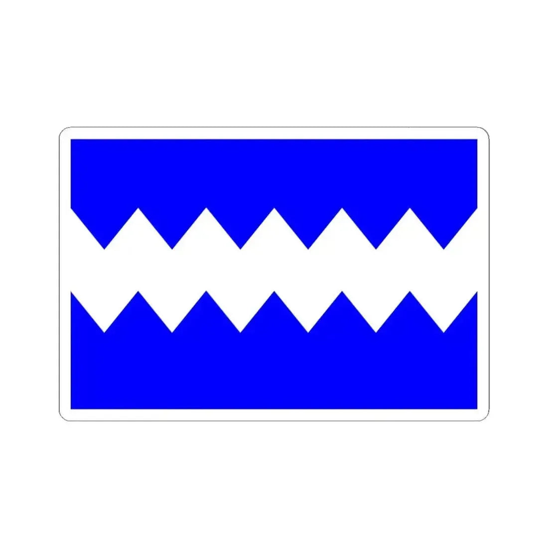 Flag of Munxar Malta - STICKER Vinyl Kiss-Cut Decal 6 Inch White - The Sticker Space