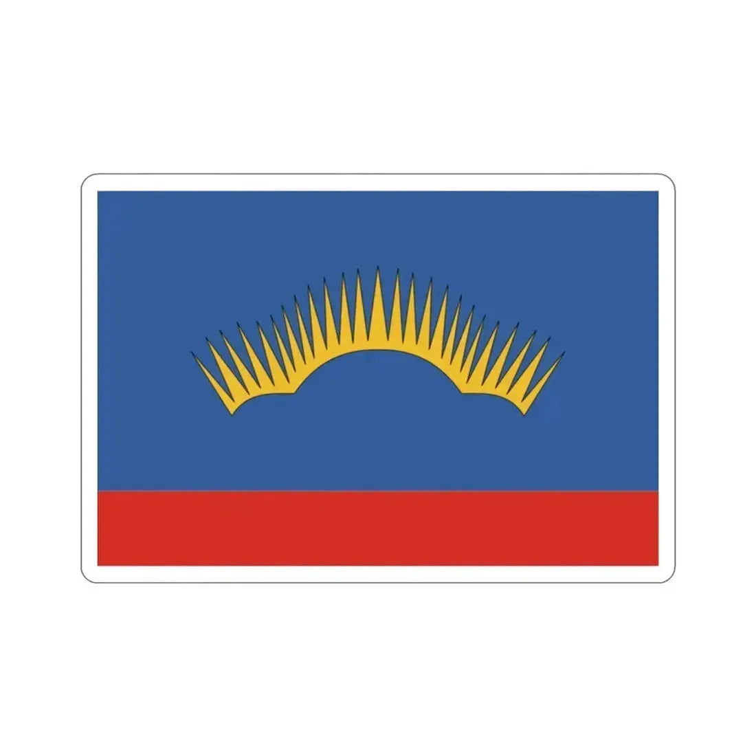 Flag of Murmansk Oblast Russia STICKER Vinyl Die-Cut Decal 2 Inch - The Sticker Space