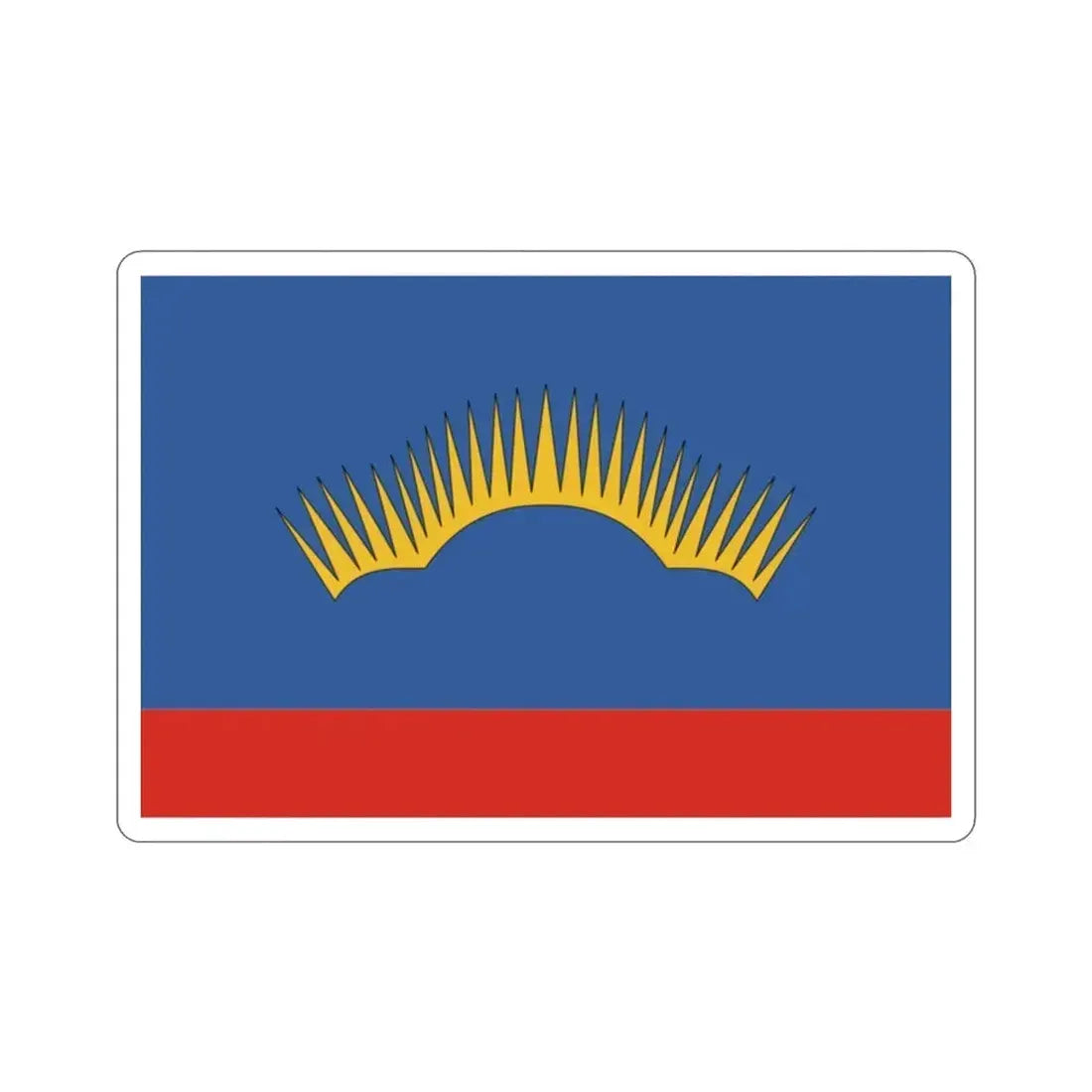 Flag of Murmansk Oblast Russia STICKER Vinyl Die-Cut Decal 2 Inch - The Sticker Space